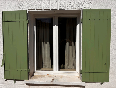Fabrication volets bois sur mesure